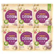 해표 리얼큐브 다진마늘 23g, 6개