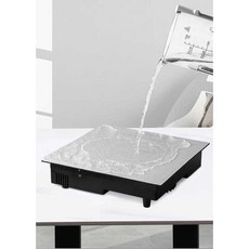 식탁 아래 숨겨진 스마트 언더렌지 인덕션 1구 테이블