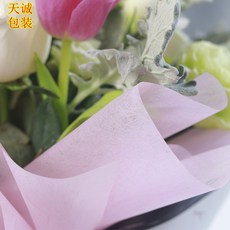 꽃다발 포장지 솜사탕 간지 안감 속지 디자인 다용도 스티커, 녹차 20 장