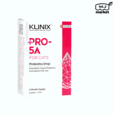 [국내정품]클리닉스 KLINIX Pro-5A 프로파이브A pro5a 고양이 액상 유산균 15ml[매장], 일반배송, 1개 - 프로5a