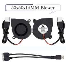 어항 냉각팬 40mm 60mm 80mm 92mm 120mm 140mm 5V USB 팬 AV 수신기 DVR 및 TV 박스 2 인 1 컨트롤러, 1개