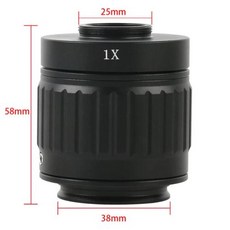 0.35X 0.5X 어댑터 렌즈 38mm C 마운트 커넥터 디지털 카메라 초점용 1X 삼안 스테레오 현미경 튜브, 7) 1X Tube