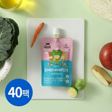 CJ프레시웨이 아이누리 마시는 모여라 야채친구들 100ml x 40팩 상온