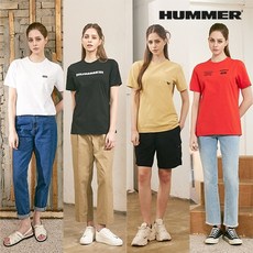 HUMMER 24SS 여성 소로나 반팔 티셔츠 4종