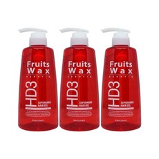 과일나라 후르츠왁스 케라틴 에센스 슈퍼하드젤 500g 3개, 500ml