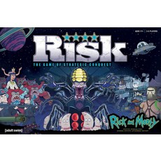 USAOPOLY Risk Rick and Morty Risk Game | 인기 있는 성인 수영 TV 쇼 Rick & Morty 기반 | 공식 릭 앤 모티 상품 | 릭 모티 시리즈를