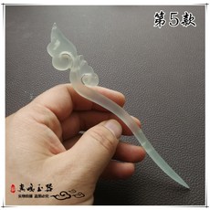 천연보석뒤꽂이