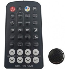 LG SPK8-S SL8YG SL9Y SL9YG SL10Y SL10RG SL10YG 사운드 바 용 코인 배터리가있는 새로운 리모콘 AKB75595321, 단일옵션, 단일옵션