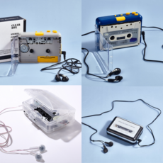 투명블루투스휴대용카세트플레이어