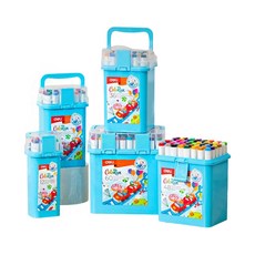 델리 워셔블 삼각 트윈 스케치 마카펜 세트 EC187, 24색, 1개