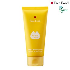 페이스푸드 허벌 딥 클렌징 폼, 100ml, 1개