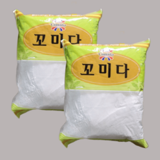 꼬미다 백옥분 1.7KG 국내산 찹쌀가루 제빵용 찹쌀가루 대용량 식자재 업소용 찹쌀가루 베이킹가루, 꼬미다 백옥분 1.7KG 2개, 2개