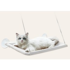 SSCO 고양이 창문해먹 고양이창문선반 창문캣타워, 아이보리