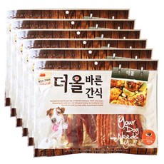 메가펫 더올바른 강아지간식 300g, 6개, 오리믹스