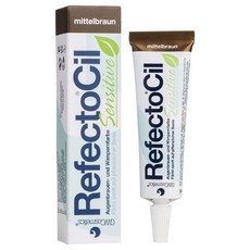 RefectoCil 리펙토실 Sensi 미디엄 브라운 아이브로우-센서티브 눈썹 염색제 15ml, 1개, 기본