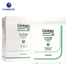 참존 징코 내츄럴 올인원 클렌징 티슈, 110매입, 1개