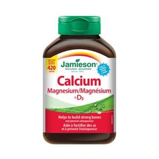 캐나다직배송 자미에슨 칼슘 마그네슘 +비타민D3 420정, 1개