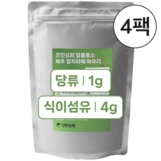 코빈 제로 알룰로스슈가 말차라떼 저당, 4개, 1개입, 500g