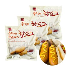 1+1+1 오뗄 추억의 카스테라핫도그 500g x 3팩, 1세트