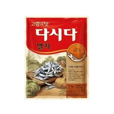 [모든반찬] CJ제일제당 멸치다시다 1kg, 1개