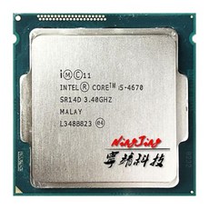 CPU 교체 호환 인텔 코어 i54670 i5 4670 34 GHz 중고 쿼드 6M 84W LGA 1150 - i54670