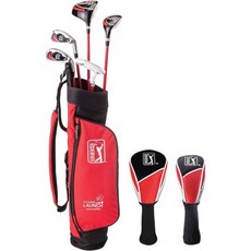  PGA TOUR 투어 GS1 시리즈 골프 클럽 세트 레드 스몰 연령대 5-8세 신장 범위 49-56\
