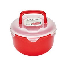 [오너클랜] 수박 야채 보관용기 7.2L 레드, 상세 설명 참조, 1개