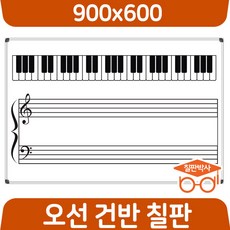 칠판박사 오선건반900x600~1800x900 화이트보드 인쇄 칠판 추천 현황판, 일반 도안보드