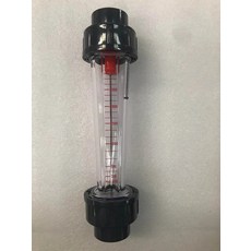 BSPP/G 커넥터 LZS-25 유량계 플라스틱 튜브 타입 물 로터미터 액체 측정 도구, 1개