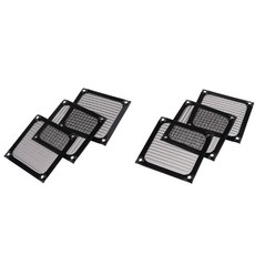 FWT PC 컴퓨터 상자 팬 검정을 위해 방진 6pcs 80mm 스테인리스 메시 팬 여과기, 모델명