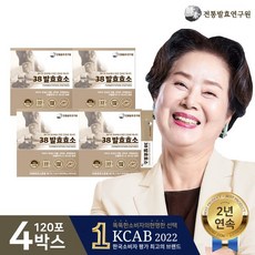 한국전통발효연구원 전통발효연구원 38 발효효소 4박스, 단일옵션, 4개, 90g