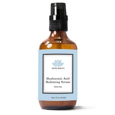 JOYAL BEAUTY 얼굴 피부 눈 입술용 히알루론산 세럼. 100% 순수 하이드레이팅 스킨 4% 농도. 깊은 침투를 위한 초저 분자량 165626, 1 Fl Oz (Pack of 1), 1개, 30ml