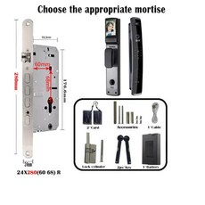 얼굴인식도어락 3D 지문 스마트 장치 투야 앱 위시홈 와이파이 키 카드 NFC RFID 코드 문짝 6068 장붓 구멍