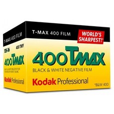 Kodak 400 TMAX Professional 흑백 필름 ISO 400 36mm 24 노출, 단일옵션