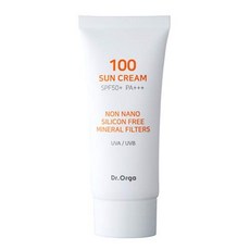 선크림 Dr.Orga 100 Non Nano Mineral Filters Sun Cream (50ml