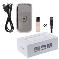 미니 USB 면도기 면도기 KM-5088 용 미니 USB 충전식 왕복 블레이드 전기, 01 Silver, [01] Silver