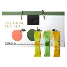 제주담움 프리미엄 차스틱 한라봉 x 10p + 청귤 x 10p + 댕유자 x 10p 세트, 25g, 30개입, 1세트