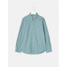 빈폴 [빈폴] [REGULAR] Unisex 라이트 그린 솔리드 옥스포드 셔츠 (BC0164A05L)