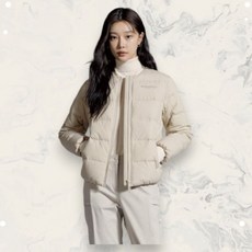 디스커버리 픽토르U 구스다운 여성 경량패딩 L/BEIGE DWDJ52036BGL