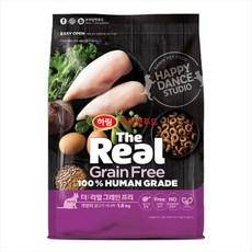 하림펫푸드 더리얼 그레인프리 크런치 시니어 고양이 사료, 닭, 1.6kg, 2개
