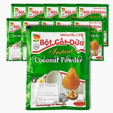 베트남 미나 코코넛파우더 MINACO BOT COT DUA Coconut powder 10개입, 50g, 10개