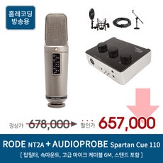 RODE NT2A AUDIOPROBE Spartan Cue 110 홈레코딩팩, RODE NT2A / AUDIOPROBE Spartan Cue 110