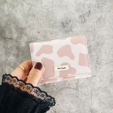 신제품 멀티 카드 슬롯 짧은 작은 동전 지갑 숙녀 미니 지갑 삼중 지갑 암소 카드 가방 여성용 지갑 남성용 카드 홀더 2021