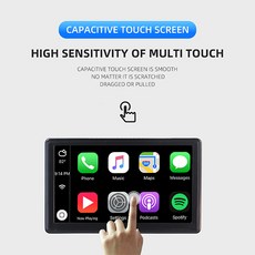 현대 기아 메르세데스 벤츠 BMW 폭스 바겐 도요타 닛산 7 인치 IPS 화면 무선 Carplay Android Auto 1din 2din 자동차 라디오 휴대용 멀티미디어 플레이어, 표준 패키지 - 휴대용멀티미디어플레이어