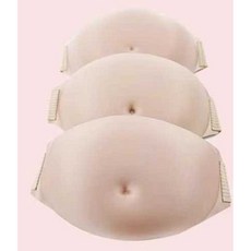 가짜 임산부 체험 실리콘복대 촬영소품 활용 임신 배