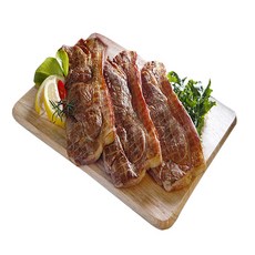 추억의 전통웰빙음식 국내산 볏짚 이겹살, 200g, 4개