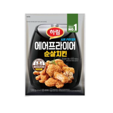 하림 에어프라이어 순살치킨 480g, 1kg, 3개