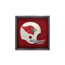 세인트루이스 카디널스 NFL 풋볼 기념 액자 / St Louis Football Cardinals NFL Helmet Plaque Wall Hanging Art (1970s)