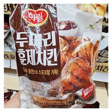 하림 두마리 훈제치킨 아이스박스포장, 1개