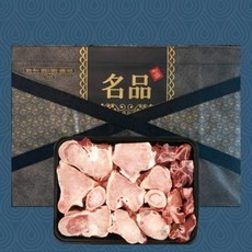 우리한우 보신세트 1호 사골 2kg + 잡뼈 1kg 선물세트 명절선물, 1호(사골2kg+잡뼈1kg), 1세트